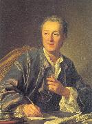 Loo, Louis-Michel van Portrait of Denis Diderot oil painting